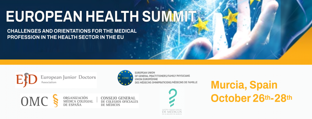 European Health Summit (EJD AM-GA 2023 & UEMO GA) 26-28 October 2023, Murcia, Spain symbol image