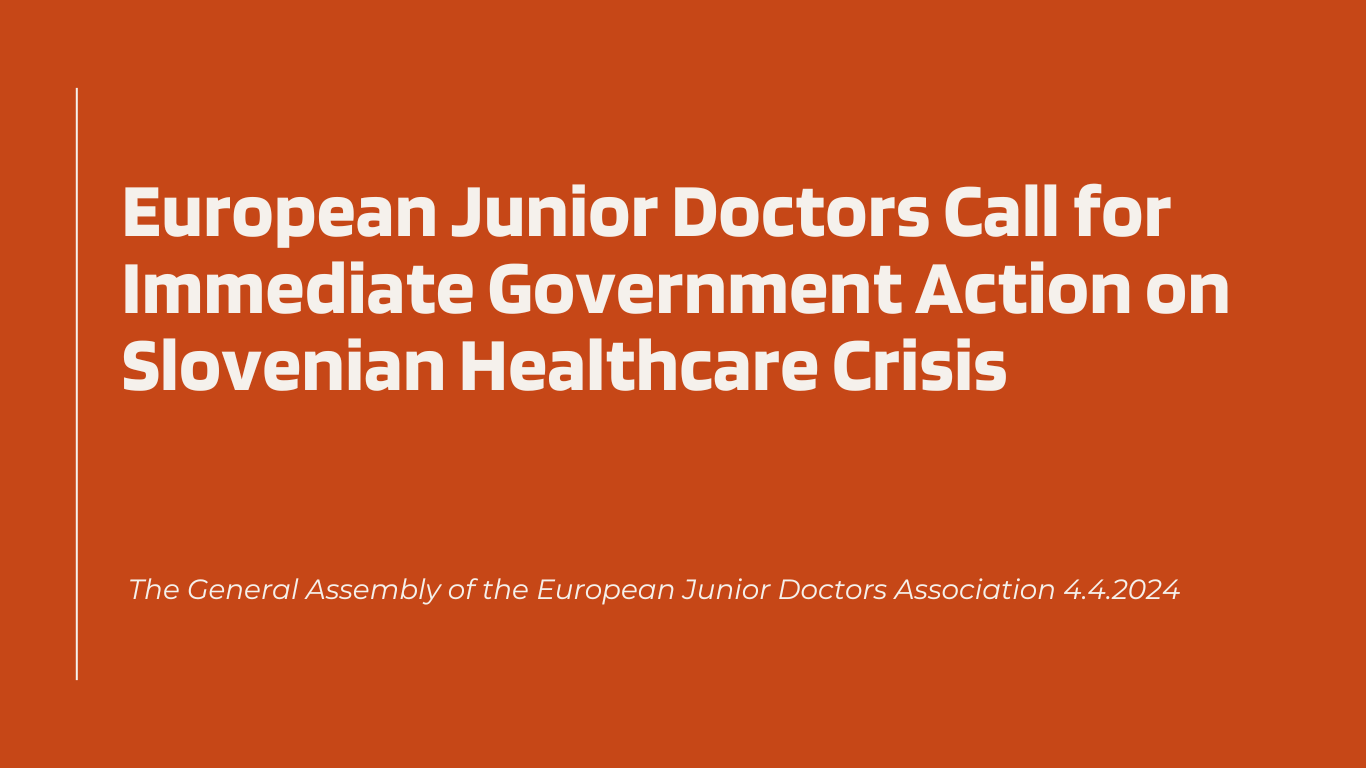 EJD Calls for Immediate Government Action on Slovenian Healthcare Crisis symbol image